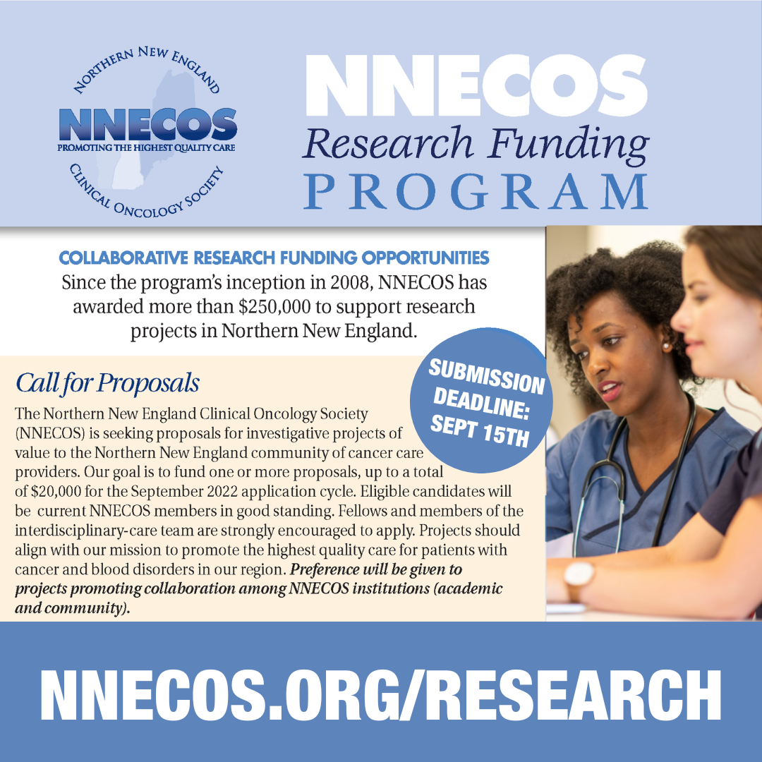 NNECOS Research Funding Program - Collaborative Research Funding Opportunities - Submission Deadline September 15th - nnecos.org/research